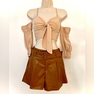 Crop Top + Short Set